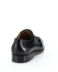 Salvatore Ferragamo Minato Double Monk Strap Shoes