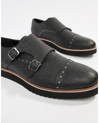Truffle Collection Monk Mock Croc Shoes