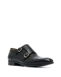 Magnanni Negro Buckled Oxford Shoes
