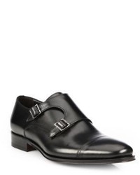 To Boot New York Grant Double Buckle Monk Strap Shoes