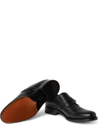 Okeeffe Bristol Leather Monk Strap Shoes