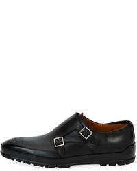 Bally Redison Leather Double Monk Shoe