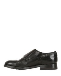Silvano Sassetti Leather Monk Strap Shoes