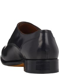 Doucal's Stamped Double Monk Shoes Black