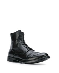 Officine Creative Flat Lace Up Boots
