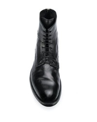 Officine Creative Flat Lace Up Boots