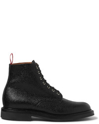 Oliver Spencer Grained Leather Boots