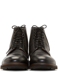 Hudson H By Black Leather Wantage Boots