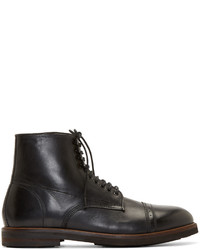 Hudson H By Black Leather Wantage Boots