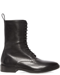 Balenciaga Lace Up Leather Boots