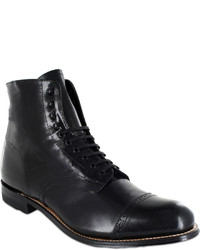 Stacy Adams Madison Cap Toe Lace Up Leather Dress Boots