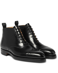George Cleverley William Cap Toe Horween Shell Cordovan Leather Boots