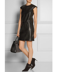Saint Laurent Classic Plonge Leather Dress