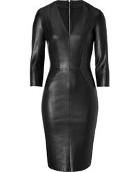 Jitrois Leather Dress In Black