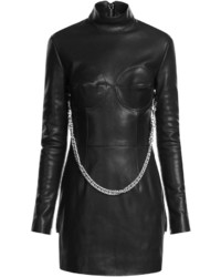 Vetements Leather Dress With Chain
