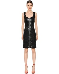 Givenchy Zip Up Faux Leather Dress