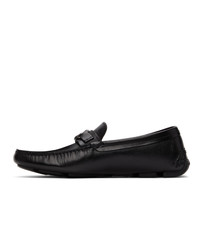 Giorgio Armani Black Driving Loafers