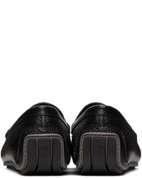 Moschino Black Logo Loafers