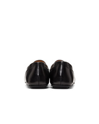 Versace Black Medusa Greek Key Loafers