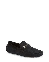 Jimmy Choo Brewer Croc Textured Driving Loafer