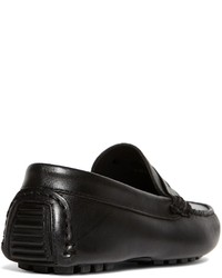 Brooks Brothers Embossed Calfskin Driving Penny Loafers