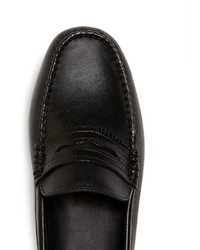 Brooks Brothers Embossed Calfskin Driving Penny Loafers