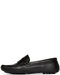 Brooks Brothers Embossed Calfskin Driving Penny Loafers