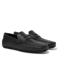 Tod's City Gommino Pebble Grain Leather Penny Loafers