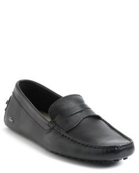 Lacoste Concours Leather Driving Loafers