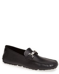 Bally Droteo Perforated Leather Driving Moccasin