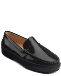 Tod's Gommini Patent Leather Driver Moccasins