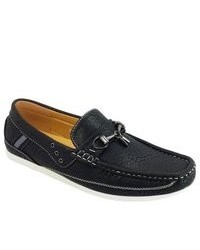Jeair Comfy Slip On Loafers Driving Shoes Black