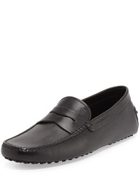 Tod's Leather Penny Driver Black