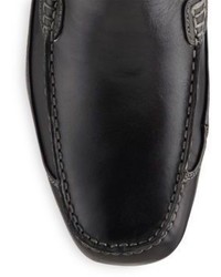 Steve Madden Novack Leather Slip On Loafers