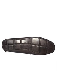 Prada Saffiano Leather Driving Shoe