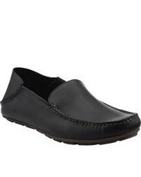 Sperry Top-Sider Wave Driver Convertible Black Leather Driving Shoes