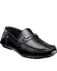 Stacy Adams Dio 24796 Black Synthetic Driving Shoes