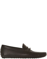 Tod's Club Gommino Embossed Leather Loafers