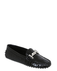 Tod's Gommino Double T Patent Driving Shoes