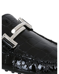 Tod's Gommino Double T Patent Driving Shoes