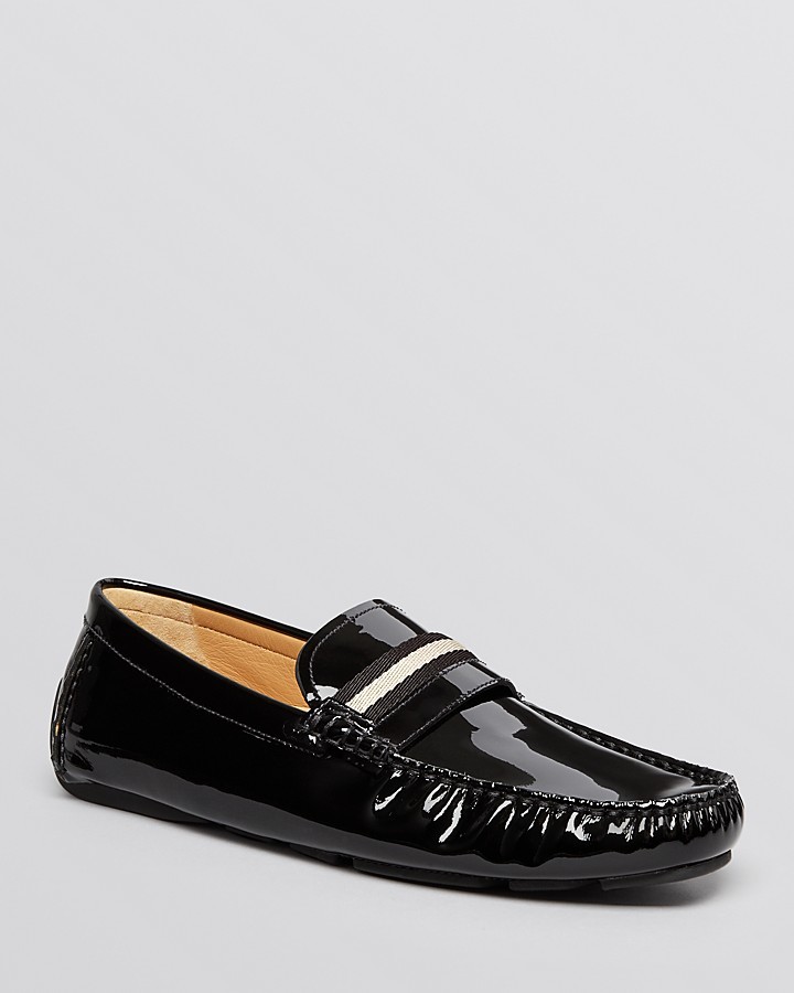 bally patent leather shoes