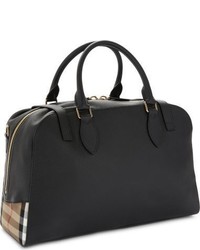 Burberry Bankston House Check Leather Holdall