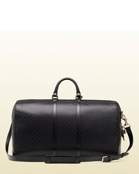 Gucci Bright Diamante Leather Carry On Duffle Bag