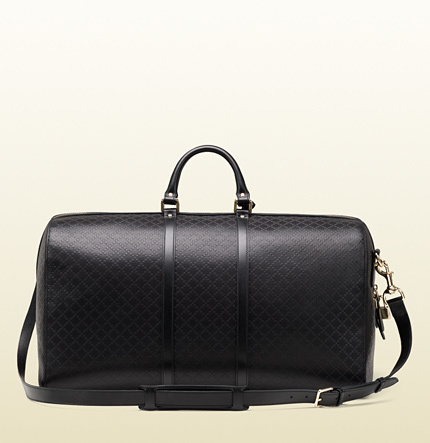 Gucci signature leather online duffle