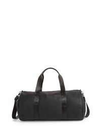 Violet Ray New York Front Pocket Faux Leather Duffel Bag