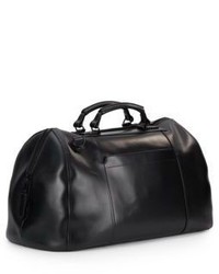 John Varvatos London Leather Duffel Bag