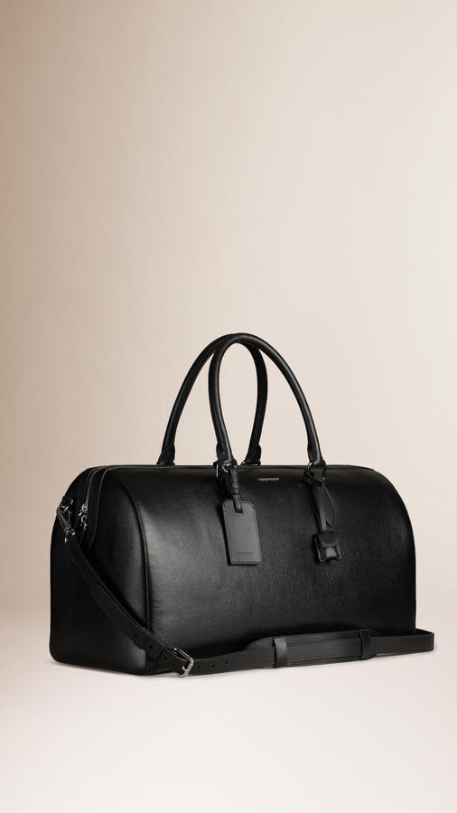 Burberry London Leather Holdall, $2,695 | Burberry | Lookastic