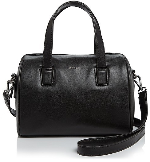 mini leather duffle bag