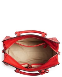 Alexander McQueen Small Padlock Leather Duffel Bag Pink