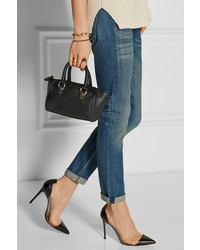 Diane von Furstenberg Sutra Mini Duffel Textured Leather Shoulder Bag